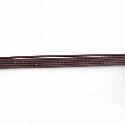 Filo di coda di tigre, acciaio inossidabile rivestito di nylon 201, marrone noce di cocco, 23 gauge, 0.6mm, circa 3608.92 piedi (1100 m)/1000 g