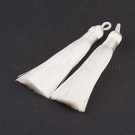 Lot De 4 Pendentifs Pompon En Alliage Argenté Style Tibétain - Réf. 400 - NEUF - Origine Chine