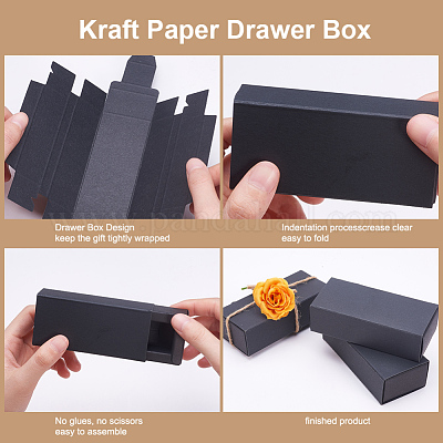 Wholesale Kraft Paper Drawer Box 