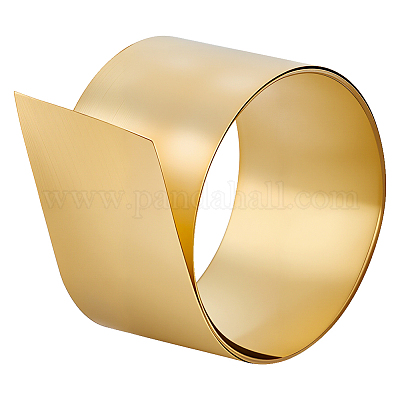 Messingbleche Rollen&nbsp;KK-WH0100-33B-1