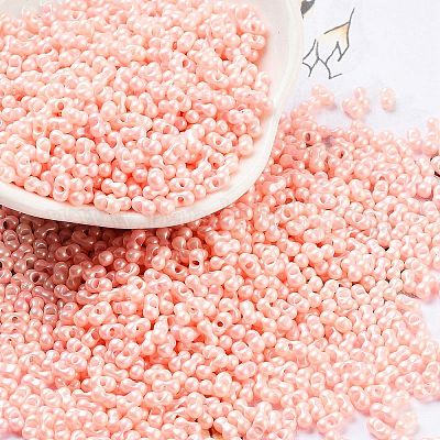 Rocailles en verre couleurs opaques&nbsp;SEED-A033-06C-1