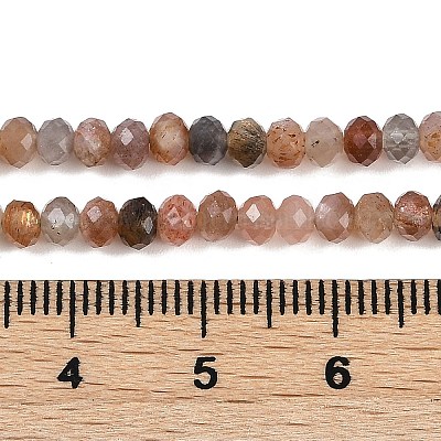 Natürliche Multi-Mondstein-Perlenstränge&nbsp;G-F778-A07-02-1