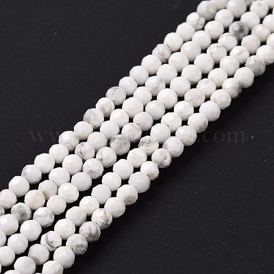 Natürliche Howlith Perlen Stränge&nbsp;G-H273-02A-1