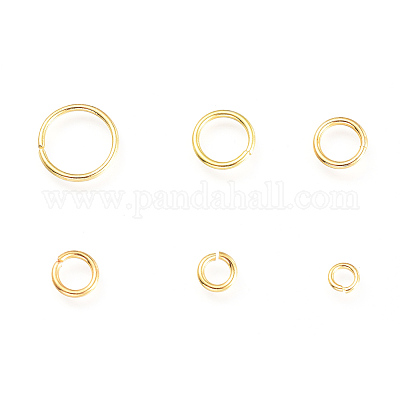 Messing Open Ringe springen&nbsp;KK-JQ0001-01G-1