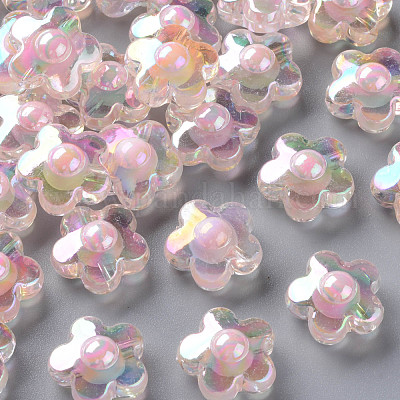Perles en acrylique transparente&nbsp;TACR-S152-09B-08-1