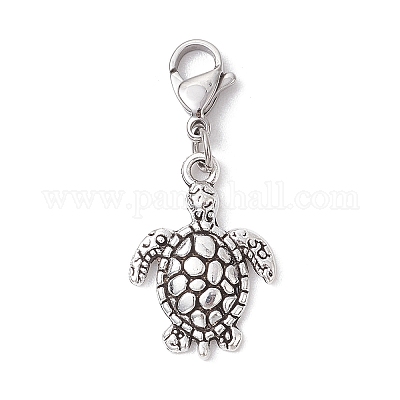 5 pendentif tortue en alliage&nbsp;HJEW-JM02704-1
