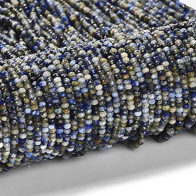 Natürlicher Lapislazuli Perlenstränge&nbsp;G-RM2025-D04-A-1