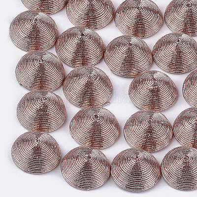Polyesterfaden Stoff Cabochons&nbsp;WOVE-T008-02B-04-1