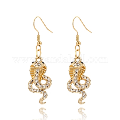 Pendientes colgantes de aleación de serpiente&nbsp;PW-WG93261-01-1
