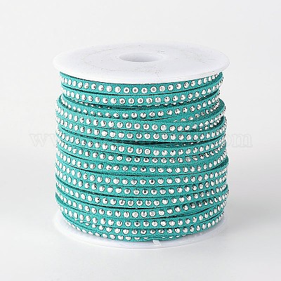 3mm Faux Suede Cord Turquoise