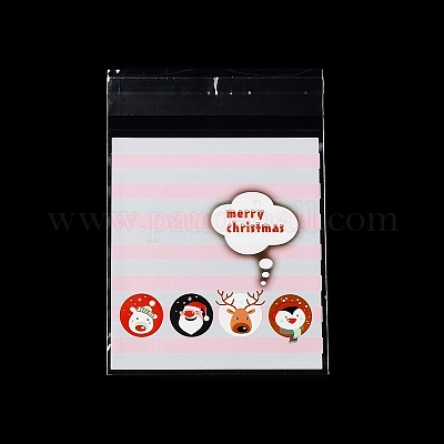 Backbeutel aus Kunststoff mit Weihnachtsmotiv&nbsp;OPP-Q004-03H-1