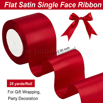 Ivory | Satin Ribbon Single Face | 1-1/2 inch | 50 Yards | Bb Crafts