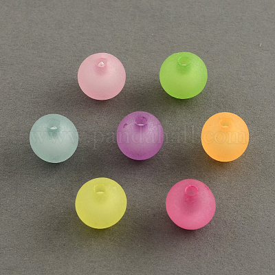 Perles en acrylique mat&nbsp;FACR-Q006-20mm-M-1