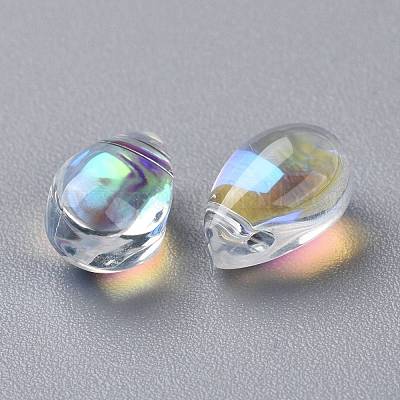 Perle di vetro trasparente&nbsp;X-GGLA-M004-05A-1