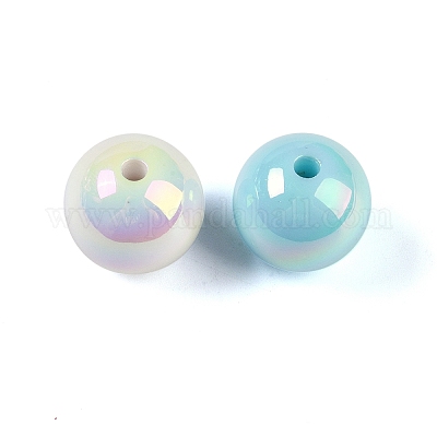 Acrilico perline placcatura&nbsp;OACR-B025-05B-1