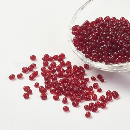 Opaque Glass Seed Beads SEED-R032-A19-1