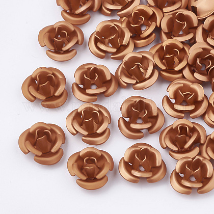 アルミビーズ 艶消し 長持ちメッキ 3 花びらの花 チョコレート 8 8 5x5mm 穴 1mmの通販 Jp Pandahall Com