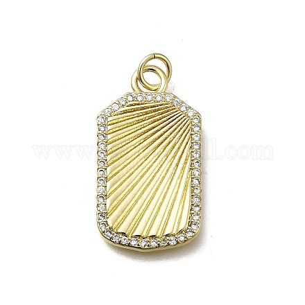 Латунные микро проложить кубического циркония подвески KK-C090-16G-1