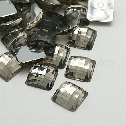Cabochons en strass d'imitation acrylique de Taiwan GACR-A023-12x12mm-23-1