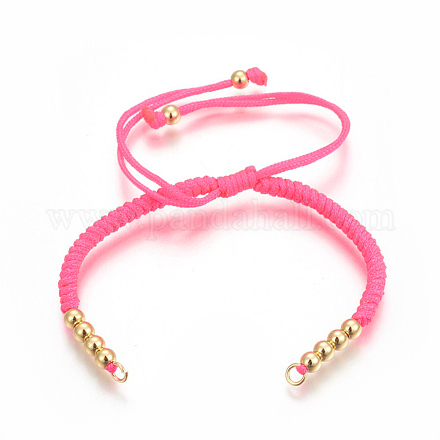 Fabrication de bracelets de perles tressées en nylon BJEW-F360-F11-1