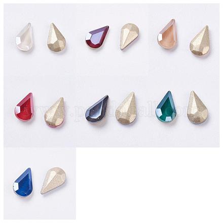 Nail art decoration k9 perles de verre GLAA-N0026-5x8mm-1