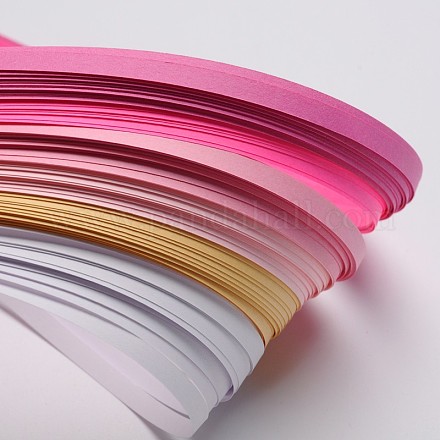 Bandes de papier quilling de 6 couleurs DIY-J001-5mm-A03-1