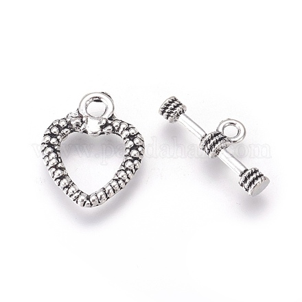 Tibetan Style Alloy Toggle Clasps X-LF0702Y-NF-1