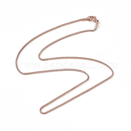 304 ожерелья-цепочки из нержавеющей стали для мужчин и женщин NJEW-G091-01RG-1
