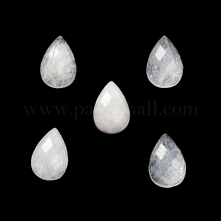 Кабошоны из натурального белого лунного камня G-G0001-B04-1