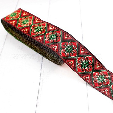 5M Ethnic Style Polycotton Embroidery Ribbon PW-WG33130-13-1