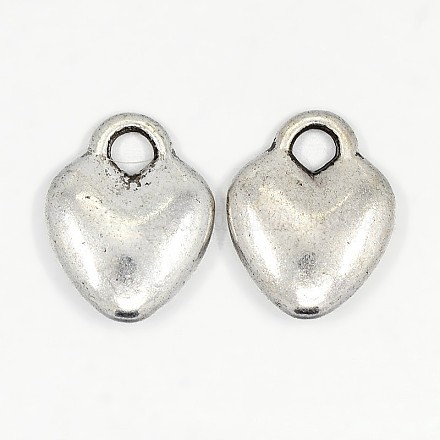 Ciondoli a forma di cuore semplici in lega di stile tibetano X-LF0887Y-1
