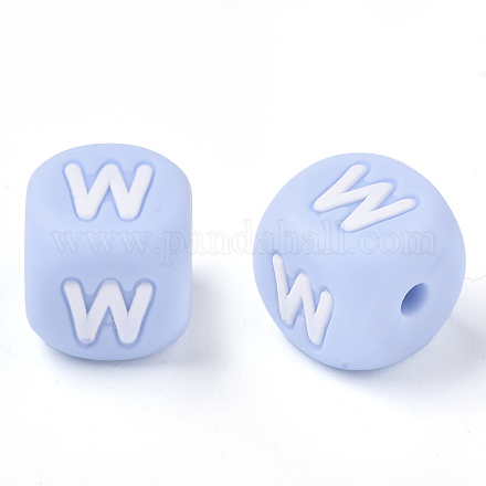 Food Grade Eco-Friendly Silicone Beads SIL-R011-10mm-02W-1