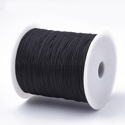 Corde in nylon tondo 1 filetto mm gioielli cinese nodo macrame rattail NWIR-S003-02-1