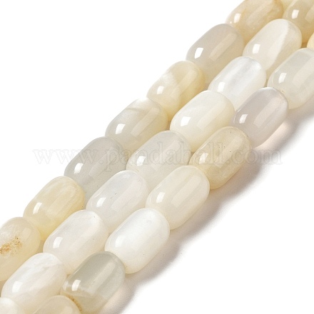 Naturelles perles pierre de lune blanc brins G-G980-17-1