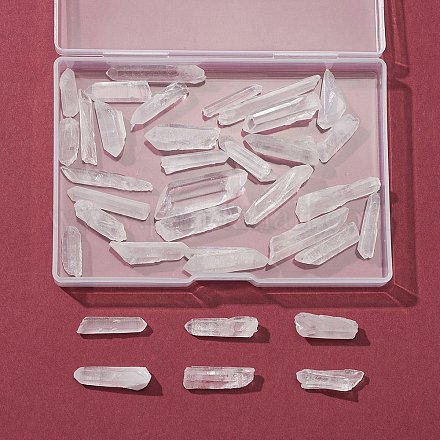 35 pz perline di cristallo di quarzo naturale G-FS0002-44-1