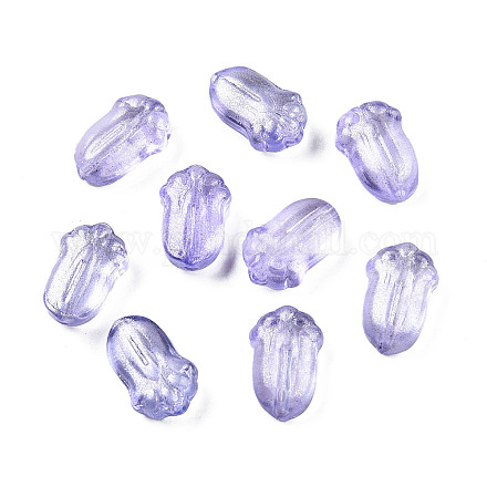 Perlas de vidrio pintado en aerosol transparente GLAA-S190-004A-01-1