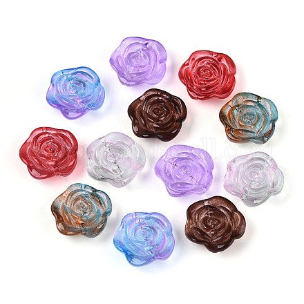 Backfarbe transparente Glasperlen DGLA-T004-40A-M-1