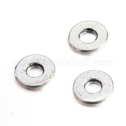 Tibetan Style Alloy Spacer Beads TIBE-Q063-05AS-RS-1