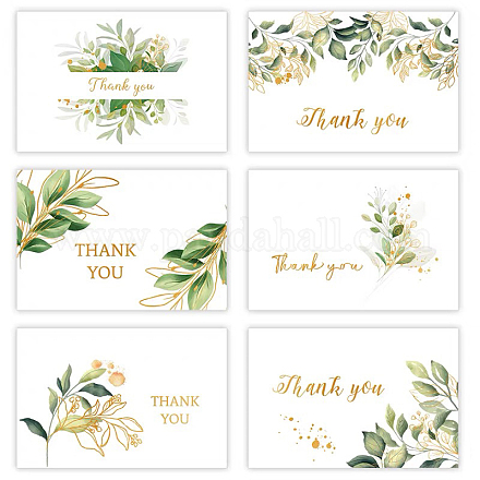Paper Thank You Greeting Cards HULI-PW0002-139A-1