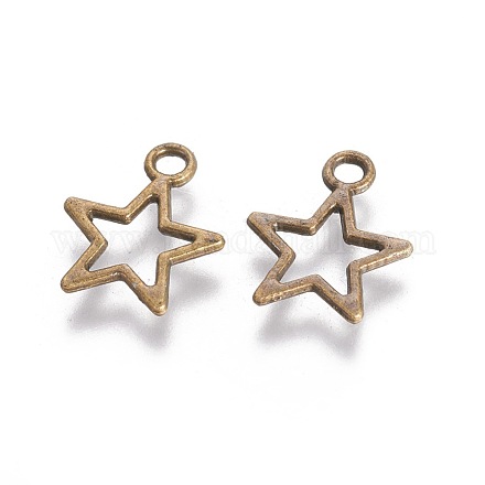 Tibetan Style Alloy Charms MLF10651Y-NF-1