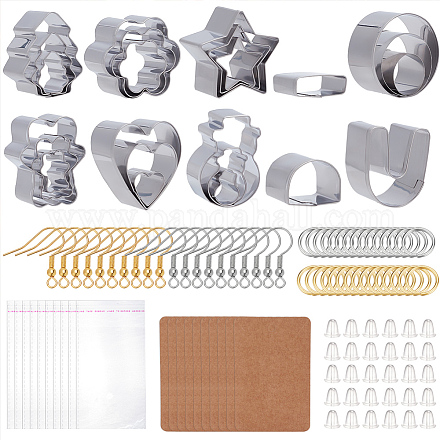 Kit de fabrication de boucles d'oreilles de Noël bricolage DIY-WH0387-96-1