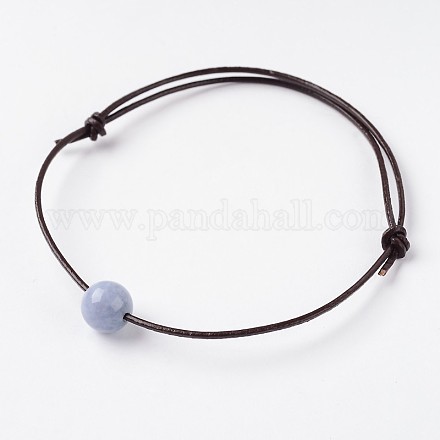 Adjustable Cowhide Leather Cord Bracelets BJEW-JB01944-02-1