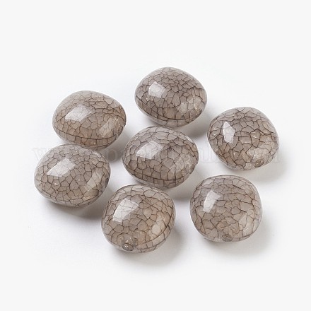 Crackle Acrylic Beads PAC054Y-7-1