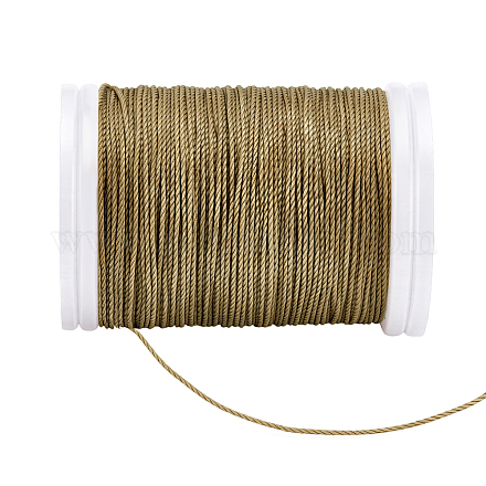 Fili da cucito rotondi in poliestere&nbsp;OCOR-WH0108-39C-1