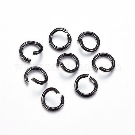 Revestimiento iónico (ip) 304 anillos de salto abiertos de acero inoxidable STAS-H467-03B-4mm-1