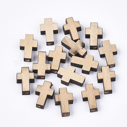 Natural Wooden Beads WOOD-S050-41-1