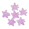 Opaque Acrylic Beads, Starfish, with Gold Powder, Plum, 18x19x9mm, Hole: 1.6mm, about 375pcs/500g