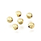 Brass Beads, Cube, Lead Free & Cadmium Free, Rack Plating, Lasting Plated, Real 18K Gold Plated, 2.5x2.5x2.5mm, Hole: 0.9mm