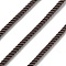 Round Polyester Cord, Twisted Cord, for Moving, Camping, Outdoor Adventure, Mountain Climbing, Gardening, Coffee, 3mm