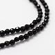 Brins de perles d'onyx noir naturel G-K183-02-3